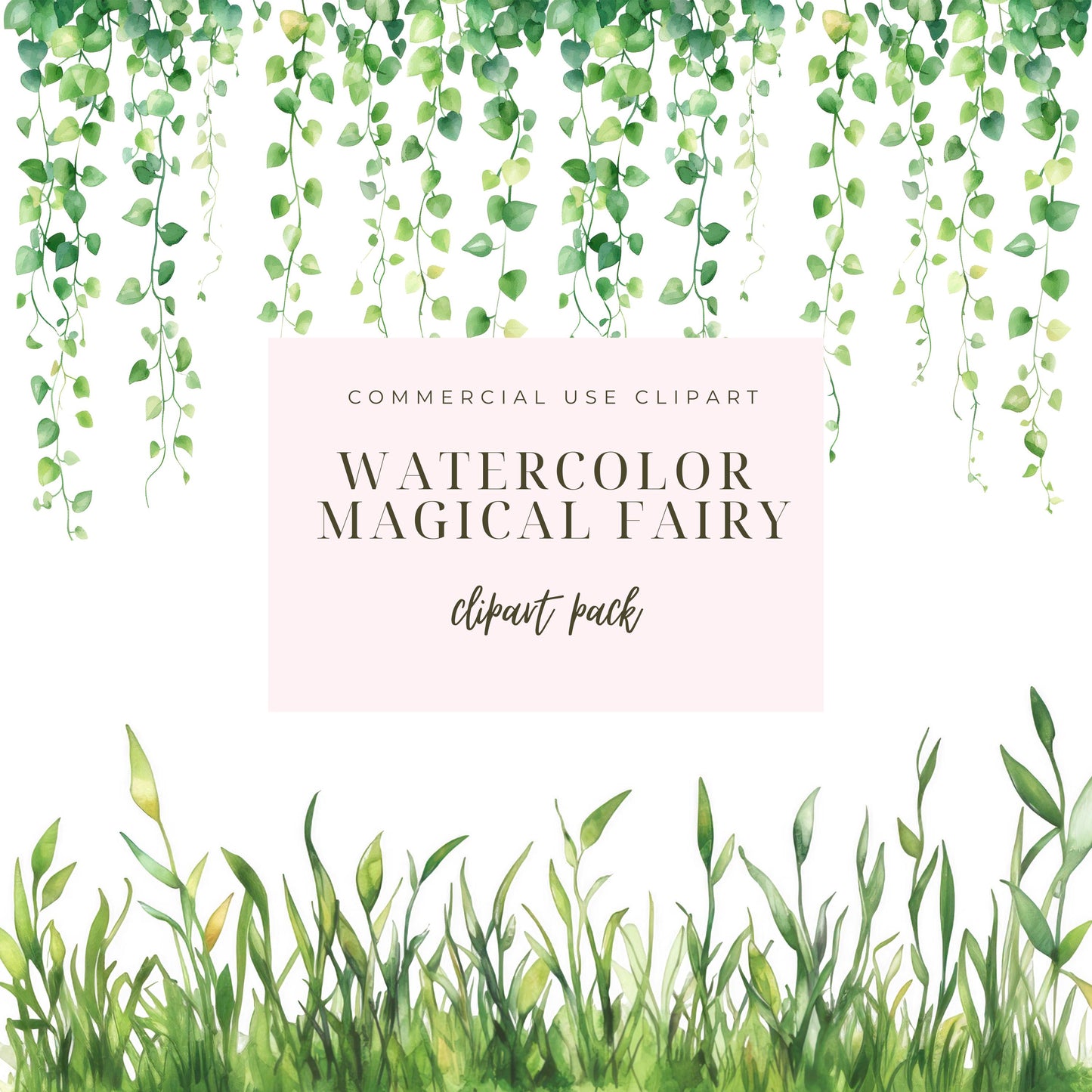 Watercolor fairy garden clipart, Cute fairy clipart, whimsical fairy clipart,Fairy garden clipart,Enchanted forest clipart,Instant Download.